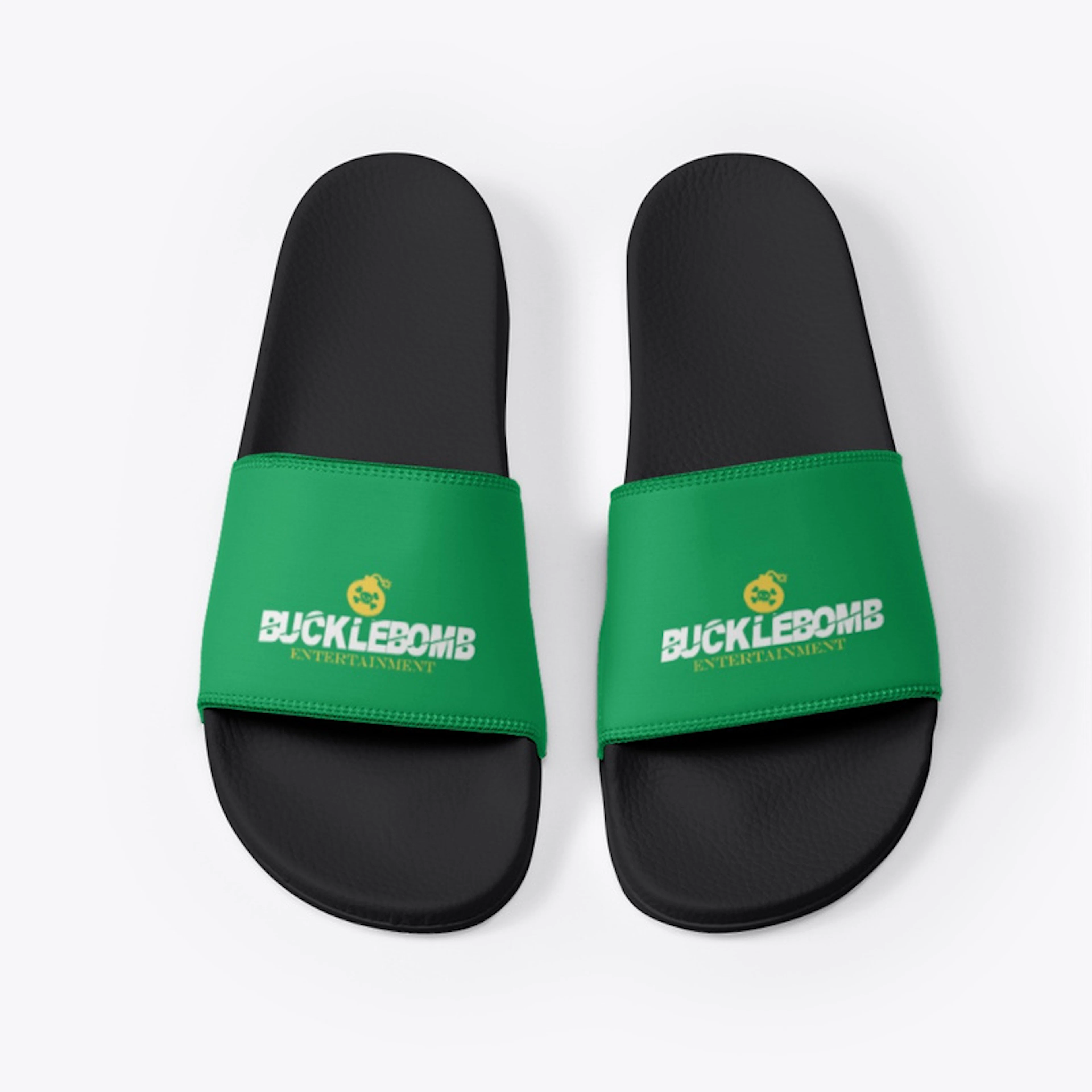 Bucklebomb Logo Sandals